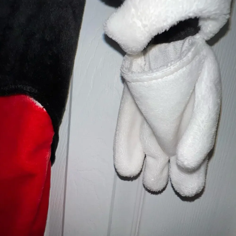 Disney Mickey Mouse Tuxedo mickey hooded ears Plush Costume Size 12/18 Months